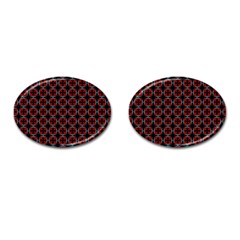 Pattern Design Artistic Decor Cufflinks (oval)