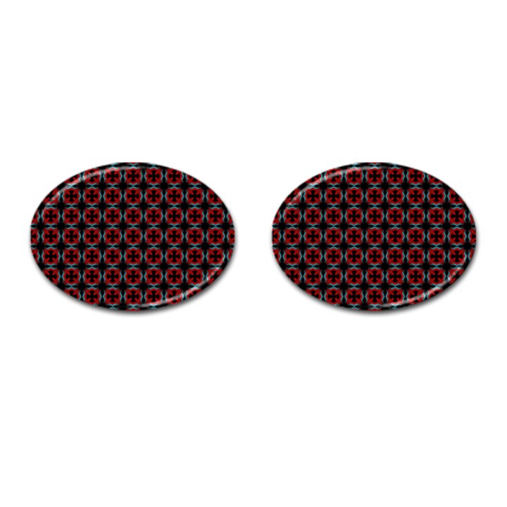 Pattern Design Artistic Decor Cufflinks (Oval)