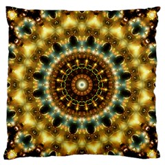 Pattern Abstract Background Art Large Flano Cushion Case (one Side) by Celenk