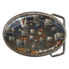 Background Metal Pattern Texture Belt Buckles by Celenk