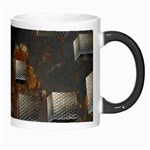 Background Metal Pattern Texture Morph Mugs Right