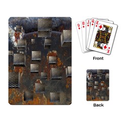 Background Metal Pattern Texture Playing Cards Single Design by Celenk