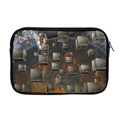 Background Metal Pattern Texture Apple Macbook Pro 17  Zipper Case by Celenk