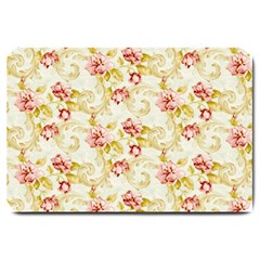 Background Pattern Flower Spring Large Doormat  by Celenk