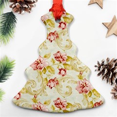 Background Pattern Flower Spring Ornament (christmas Tree) 