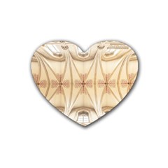 Wells Cathedral Wells Cathedral Heart Coaster (4 Pack)  by Celenk