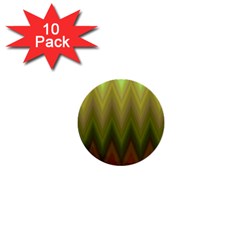 Zig Zag Chevron Classic Pattern 1  Mini Buttons (10 Pack) 