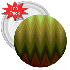 Zig Zag Chevron Classic Pattern 3  Buttons (100 Pack) 