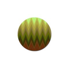 Zig Zag Chevron Classic Pattern Golf Ball Marker