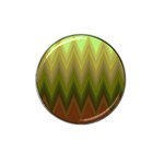 Zig Zag Chevron Classic Pattern Hat Clip Ball Marker (4 pack) Front