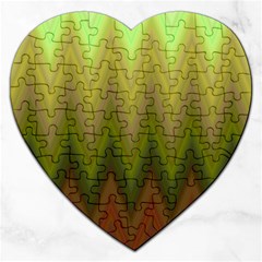 Zig Zag Chevron Classic Pattern Jigsaw Puzzle (heart)