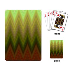 Zig Zag Chevron Classic Pattern Playing Cards Single Design