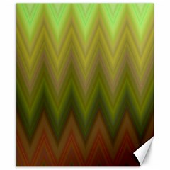 Zig Zag Chevron Classic Pattern Canvas 8  X 10 