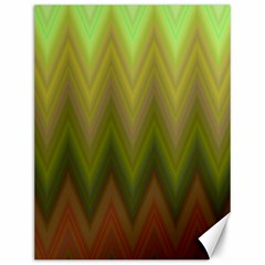 Zig Zag Chevron Classic Pattern Canvas 12  X 16 