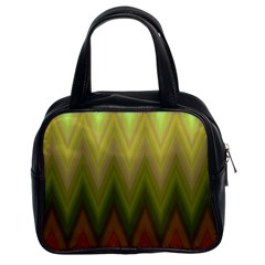 Zig Zag Chevron Classic Pattern Classic Handbag (two Sides)