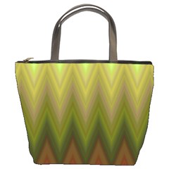 Zig Zag Chevron Classic Pattern Bucket Bag