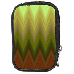 Zig Zag Chevron Classic Pattern Compact Camera Leather Case