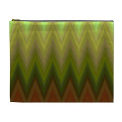 Zig Zag Chevron Classic Pattern Cosmetic Bag (xl) by Celenk