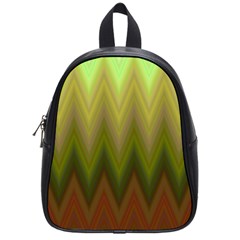 Zig Zag Chevron Classic Pattern School Bag (small)