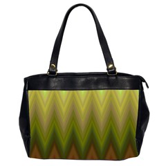 Zig Zag Chevron Classic Pattern Oversize Office Handbag (2 Sides)