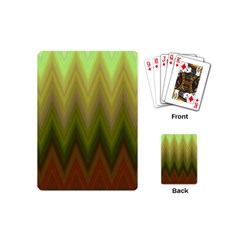 Zig Zag Chevron Classic Pattern Playing Cards (mini)