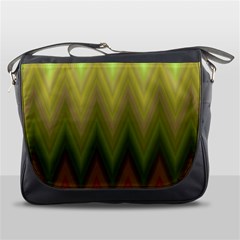 Zig Zag Chevron Classic Pattern Messenger Bag