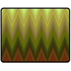 Zig Zag Chevron Classic Pattern Double Sided Fleece Blanket (medium) 