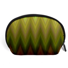 Zig Zag Chevron Classic Pattern Accessory Pouch (large) by Celenk