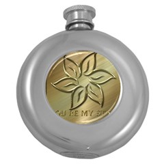 You are my star Round Hip Flask (5 oz)