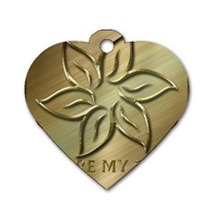 You are my star Dog Tag Heart (One Side)