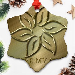 You are my star Snowflake Ornament (Two Sides)