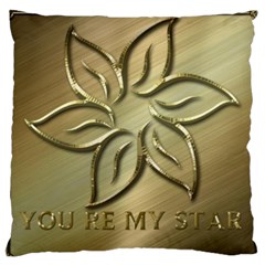 You are my star Large Flano Cushion Case (Two Sides)