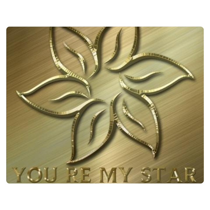 You are my star Double Sided Flano Blanket (Medium) 