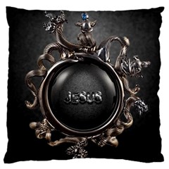 Jesus Standard Flano Cushion Case (two Sides) by NSGLOBALDESIGNS2