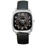 Jesus Square Metal Watch Front