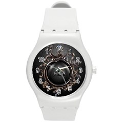 Jesus Round Plastic Sport Watch (m) by NSGLOBALDESIGNS2