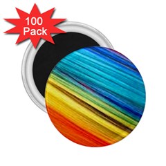 Rainbow 2 25  Magnets (100 Pack)  by NSGLOBALDESIGNS2