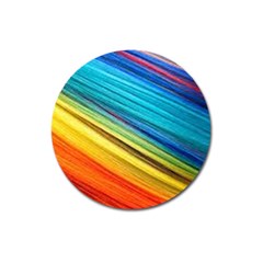 Rainbow Magnet 3  (round) by NSGLOBALDESIGNS2