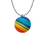 RAINBOW Button Necklaces Front