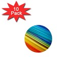 RAINBOW 1  Mini Buttons (10 pack)  Front