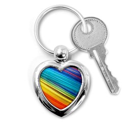 Rainbow Key Chains (heart)  by NSGLOBALDESIGNS2