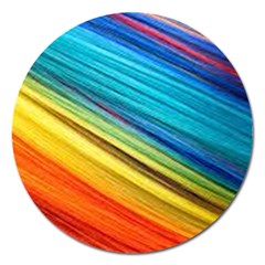 Rainbow Magnet 5  (round)