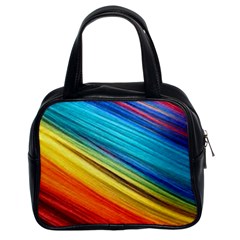 Rainbow Classic Handbag (two Sides) by NSGLOBALDESIGNS2