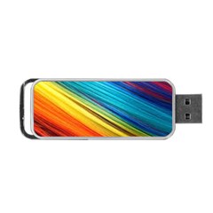 Rainbow Portable Usb Flash (two Sides) by NSGLOBALDESIGNS2