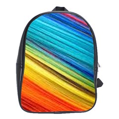 Rainbow School Bag (xl) by NSGLOBALDESIGNS2