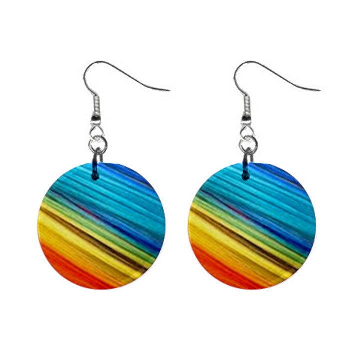 RAINBOW Mini Button Earrings