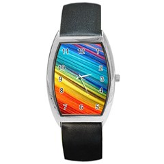 Rainbow Barrel Style Metal Watch by NSGLOBALDESIGNS2