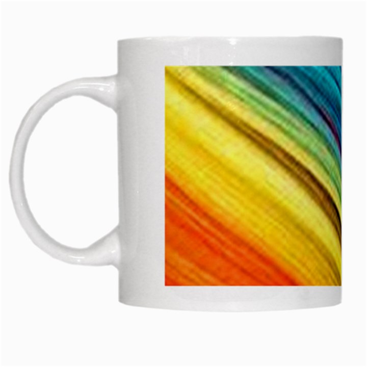 RAINBOW White Mugs