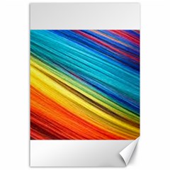 Rainbow Canvas 24  X 36  by NSGLOBALDESIGNS2