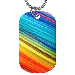 Rainbow Dog Tag (two Sides) by NSGLOBALDESIGNS2